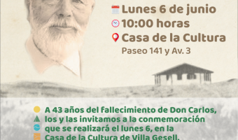 ACTO EN CONMEMORACIN DEL 43 ANIVERSARIO DEL FALLECIMIENTO DE DON CARLOS GESELL